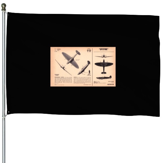 Spitfire Recognition Sheet House Flags