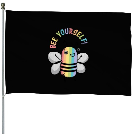 bee urself House Flags