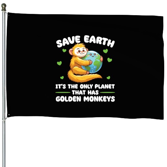 Is The Only Planet With Golden Monkeys Earth House Flags