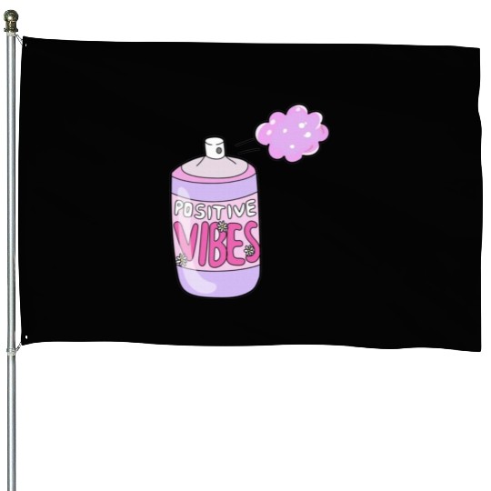 stay positive,stay cool House Flags