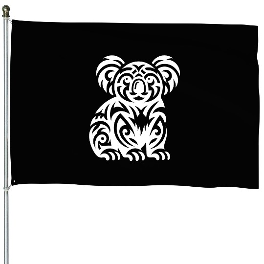Cute Australian T Tattoo Koala House Flags