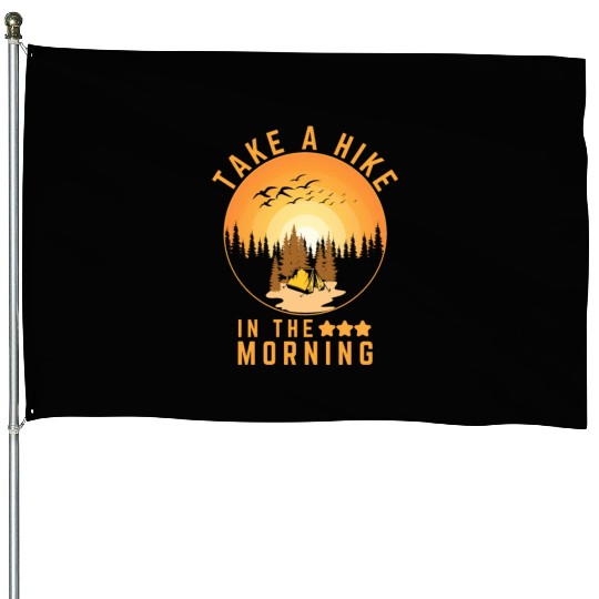 Take A Hike Outdoor Hiking Nature House Flags