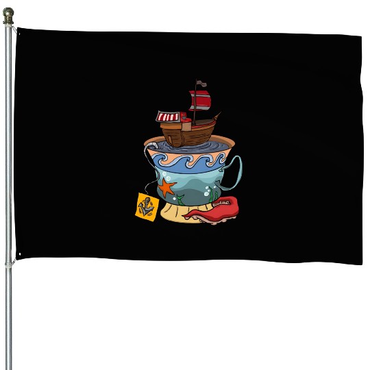 Sea Tea House Flags