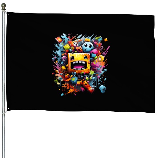 geometry dash House Flags