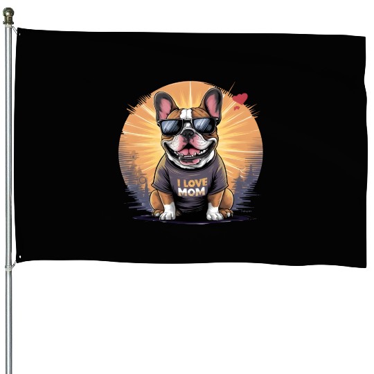 French Bulldog - Mother's day gift House Flags