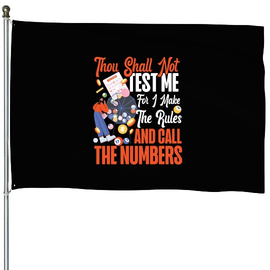 Bingo Player Bingo Caller Thou House Flags