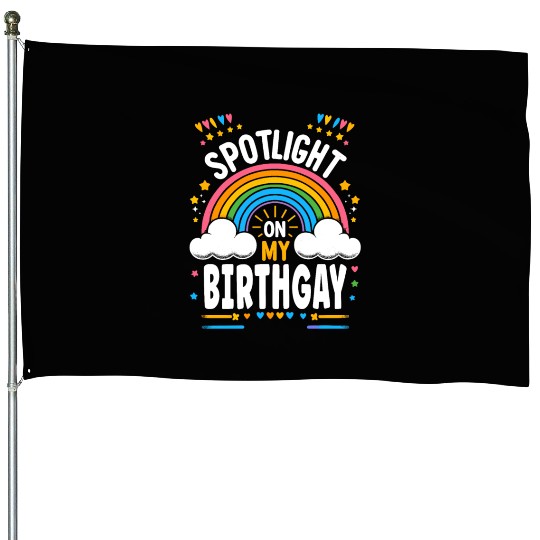 Birthgay Gay Pride Flag Pride Month Equal Rights House Flags