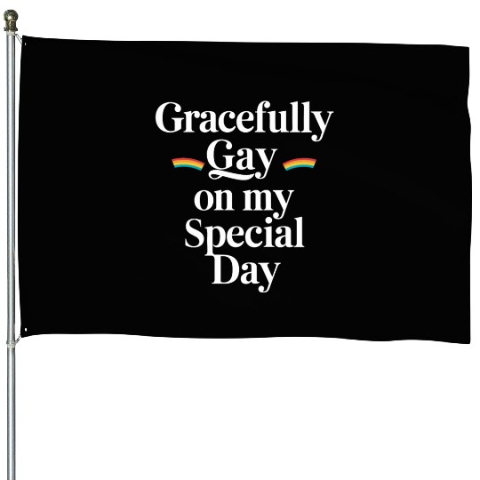 Birthgay Gay Pride Flag Pride Month Equal Rights House Flags