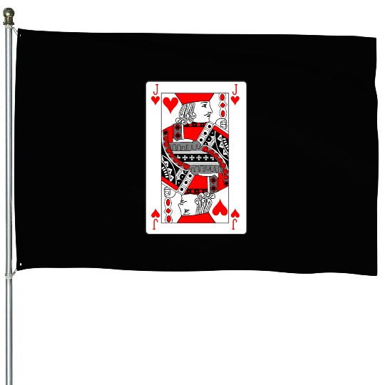 Jack Playing card hearts House Flags