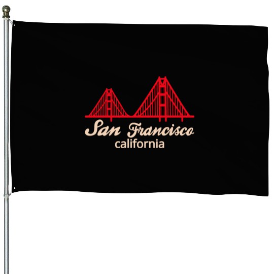 San Francisco California House Flags
