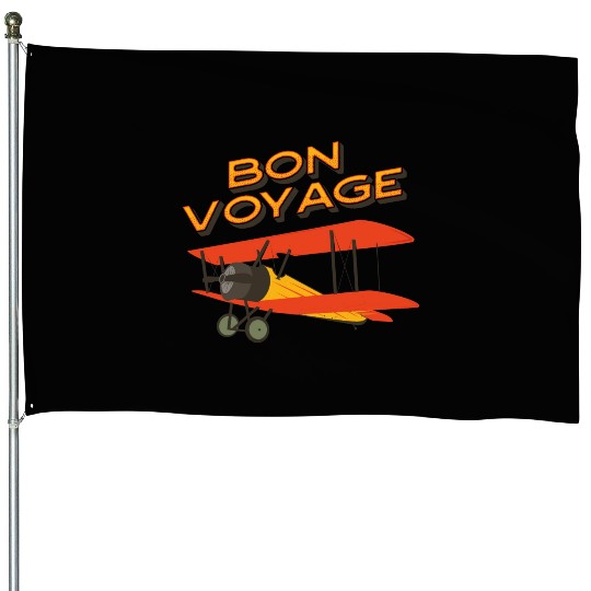 Bon Voyage House Flags