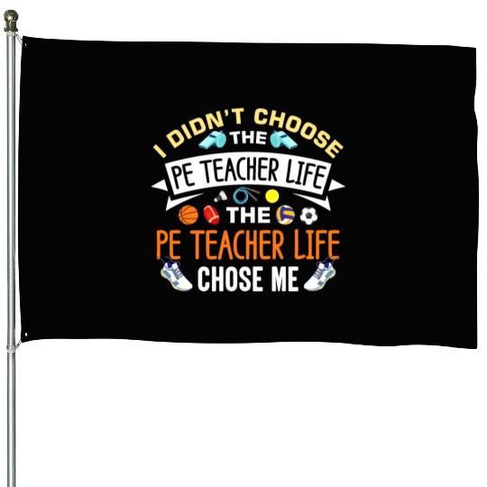 Inspiring Physical Education Teacher Design for PE House Flags