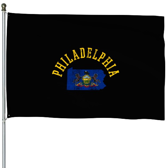 Embrace Your Inner Patriot: Philadelphia USA Flag House Flags