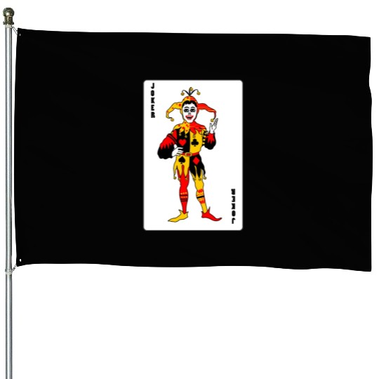 Playing card Joker House Flags