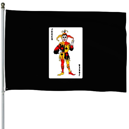 Playing card Joker House Flags