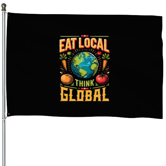 Farmers Market Farmer Agriculture Farming Food House Flags