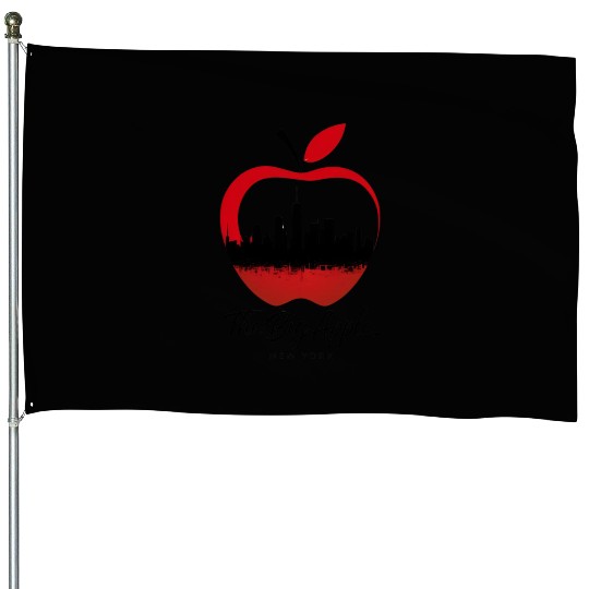 Creative Apple Innovations in New York City House Flags