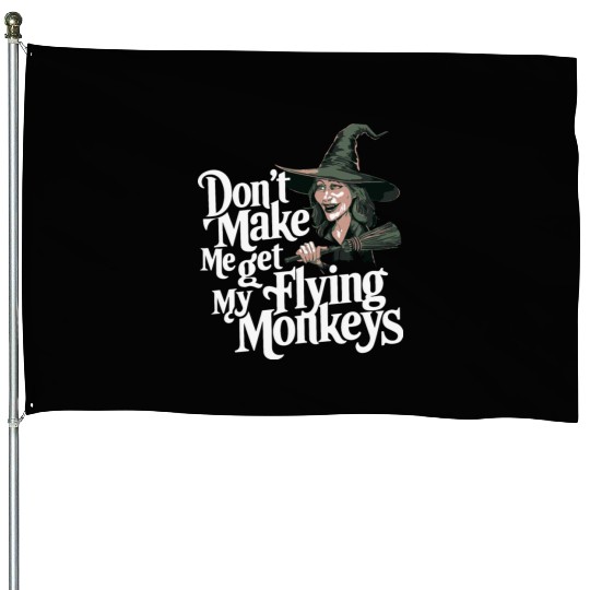 Wicked Witch Flying Monkeys House Flags