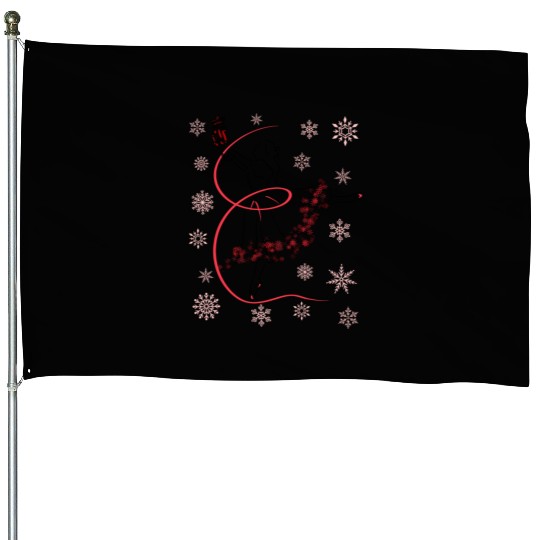 The Nutcracker Ballet and Clara Christmas Holiday House Flags