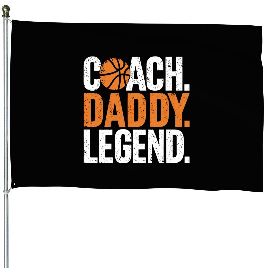 "Coach Daddy Legend" House Flags Perfect Gift for Dad
