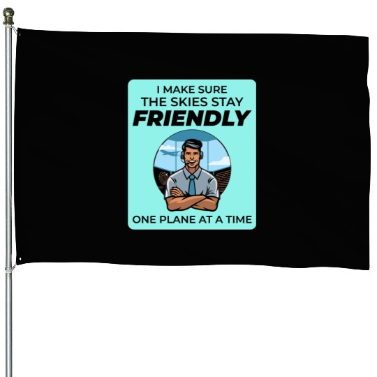 Air Traffic Controller ATC Aviation Humor Flight House Flags