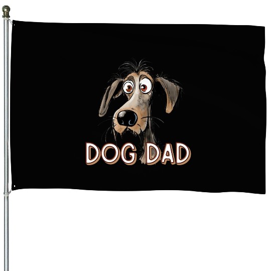 DOG DAD Father's Day Gift for Dad House Flags