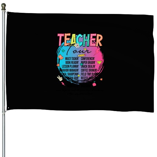 Teacher Tour House Flags