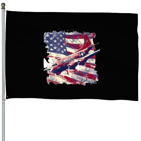 yankee, lady, world war 2 House Flags