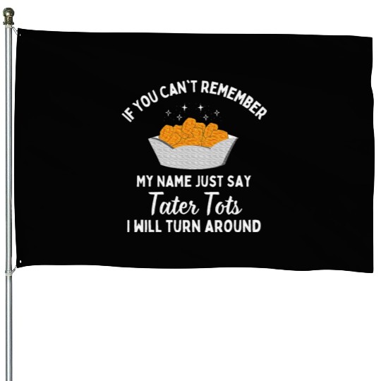 If You Can't Remember Tater Tots Lover Potato House Flags