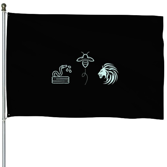 Hose Bee Lion Icons Hoes Be Lying Pun Intended House Flags