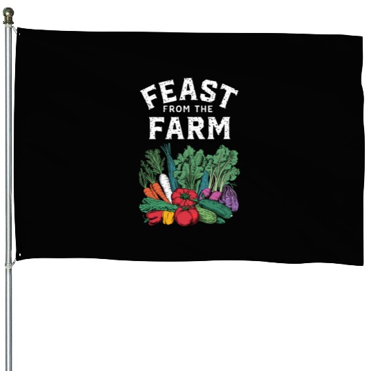Farmers Market Farmer Agriculture Farming Food House Flags