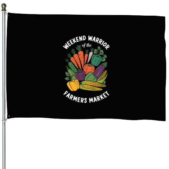 Farmers Market Farmer Agriculture Farming Food House Flags