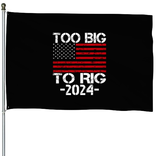 Too Big To Rig 2024 Elections House Flags