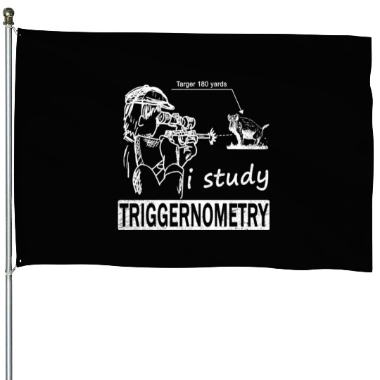 Funny Wild Boar Hunting Wild Hog Hunter House Flags