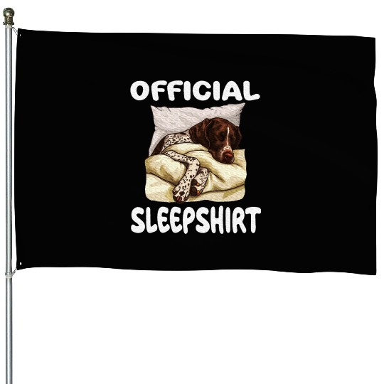 German Shorthaired Pointer Dog Official Sleep House Flags