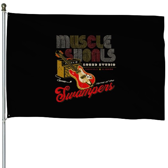 Muscle Shoals Sound Guitar Music Lovers House Flags