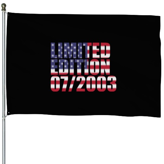 21st birthday Limited Edition USA 07/2003 House Flags