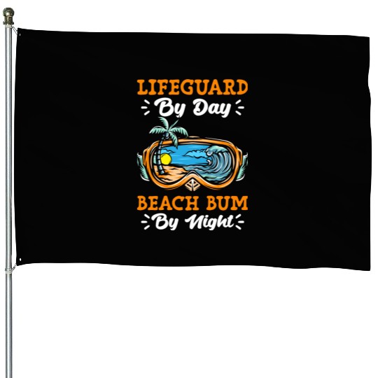 Lifeguard Swimmer Indoor Swimming Pool Rescue House Flags