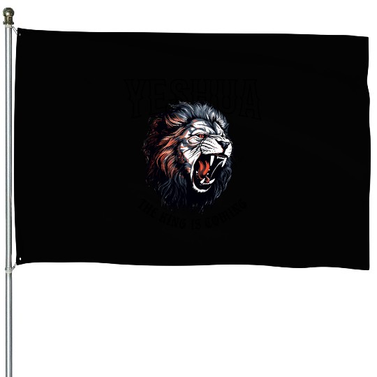 Yeshua Lion King House Flags