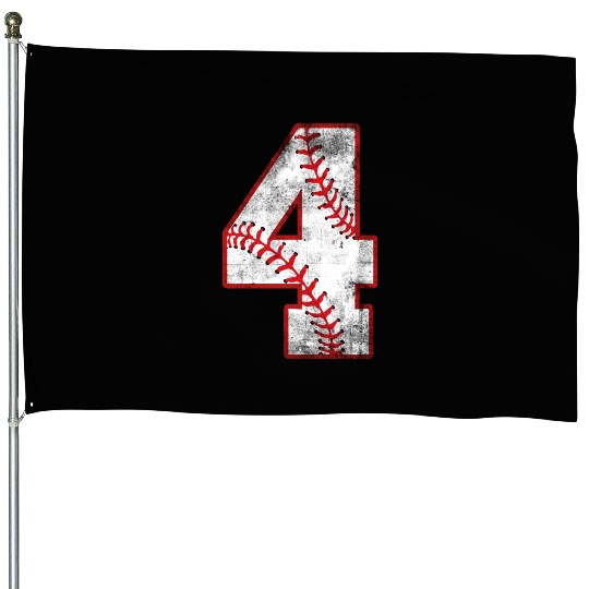 "Vintage 4: Baseball Classic House Flags"