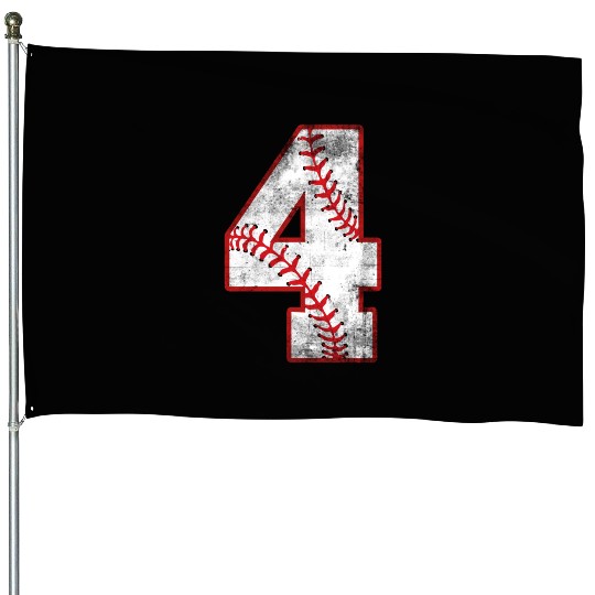 "Vintage 4: Baseball Classic House Flags"