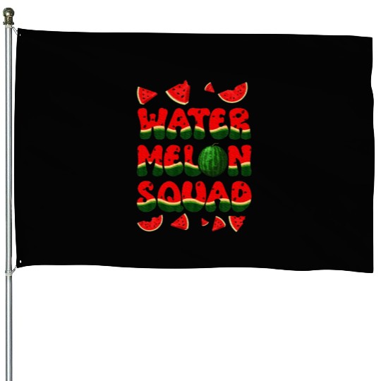Watermelon Design Fruit Lover House Flags