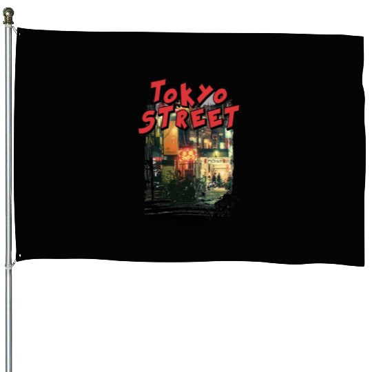 Tokyo Street House Flags