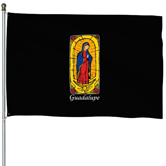 Guadalupe (dark) House Flags