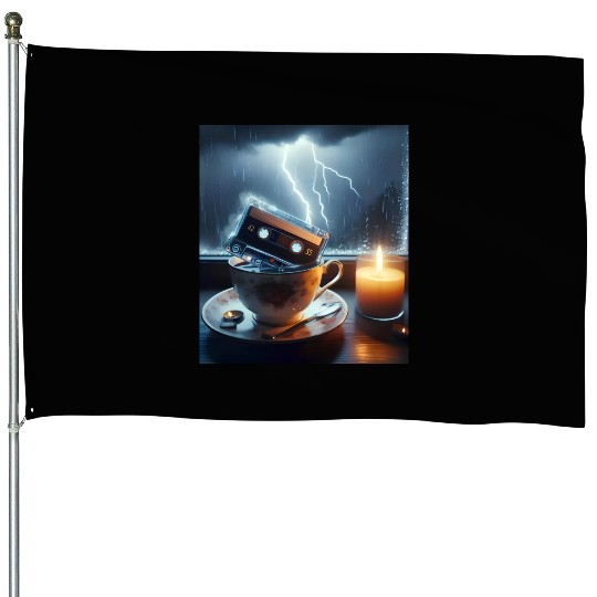 A Teacup in a Storm House Flags