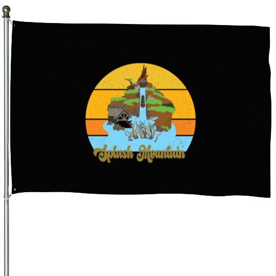Splash Mountain House Flags