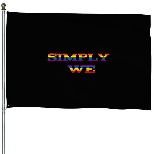 Simply We LGBTQ pride month collection House Flags