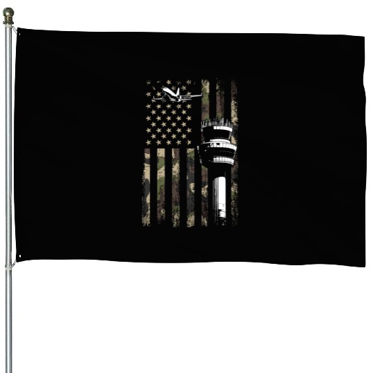 American Flag US, air traffic controller House Flags