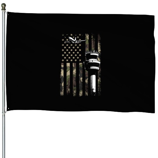 American Flag US, air traffic controller House Flags