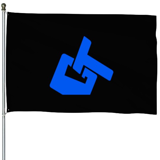 GT Blue neon House Flags